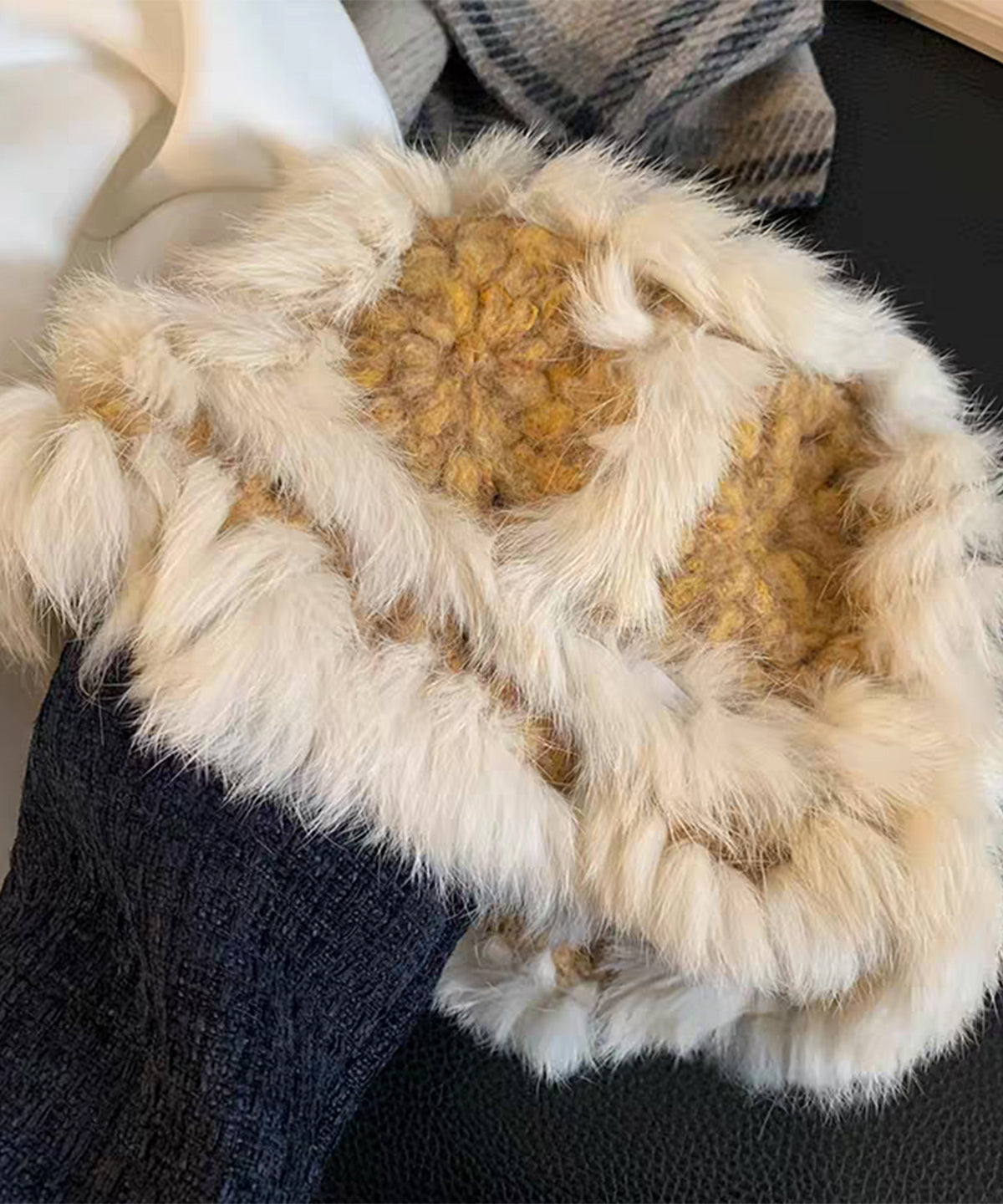 Thick Cozy Warm Fleece Knit Bucket Hat