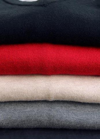 Cozy Spring Red Sweaters Patchwork High Neck Blouse