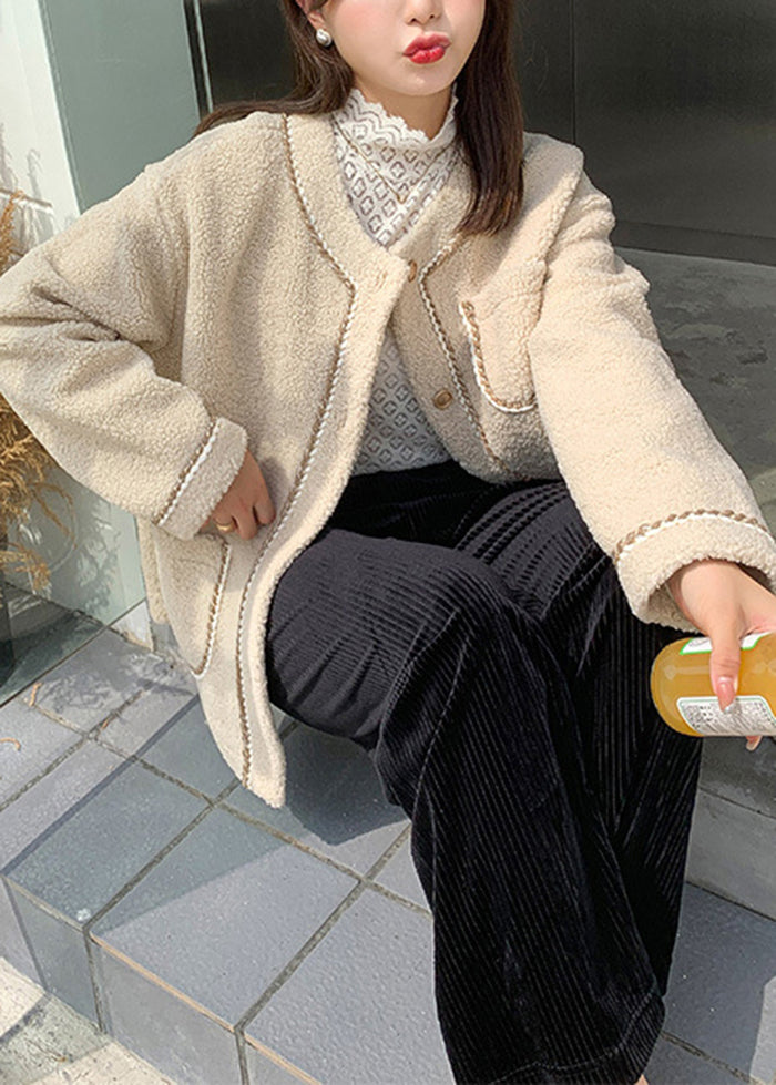 Diy Black Oversized Pockets Silk Velour Straight Pants Fall