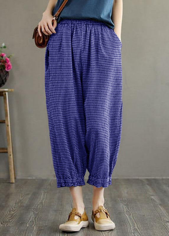 Purple Pockets Summer Linen Pants