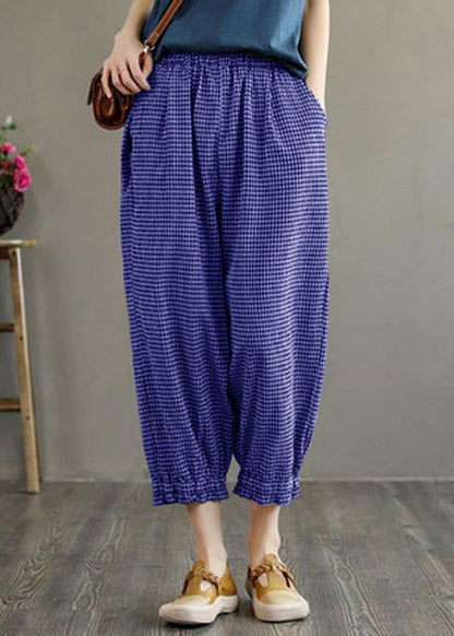 Purple Pockets Summer Linen Pants