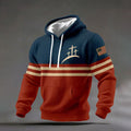 Comstylish Men's Casual Cross Faith Printed Hooded Sweatshirt
