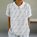 Comstylish Casual Bee Embroidery Art Graphic Women'S Shirt
