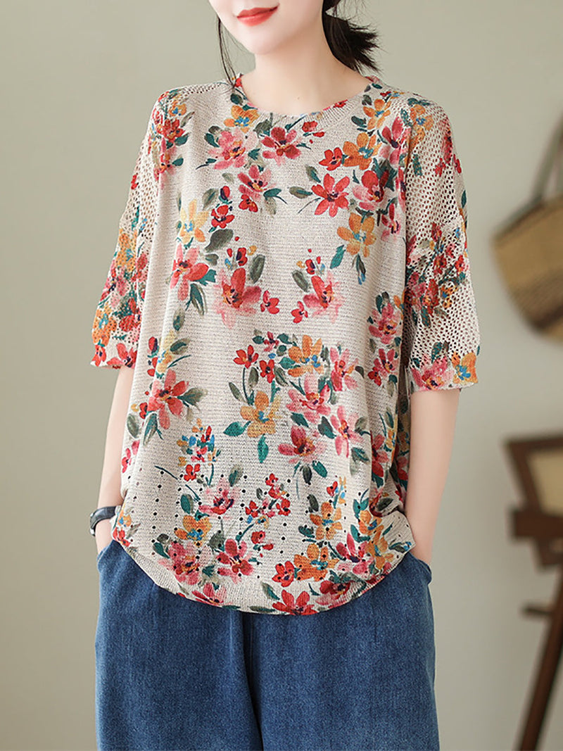 Summer Loose Knitted Shirt