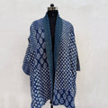 Comstylish Japanese Style Quilting Design Splicing Kimono