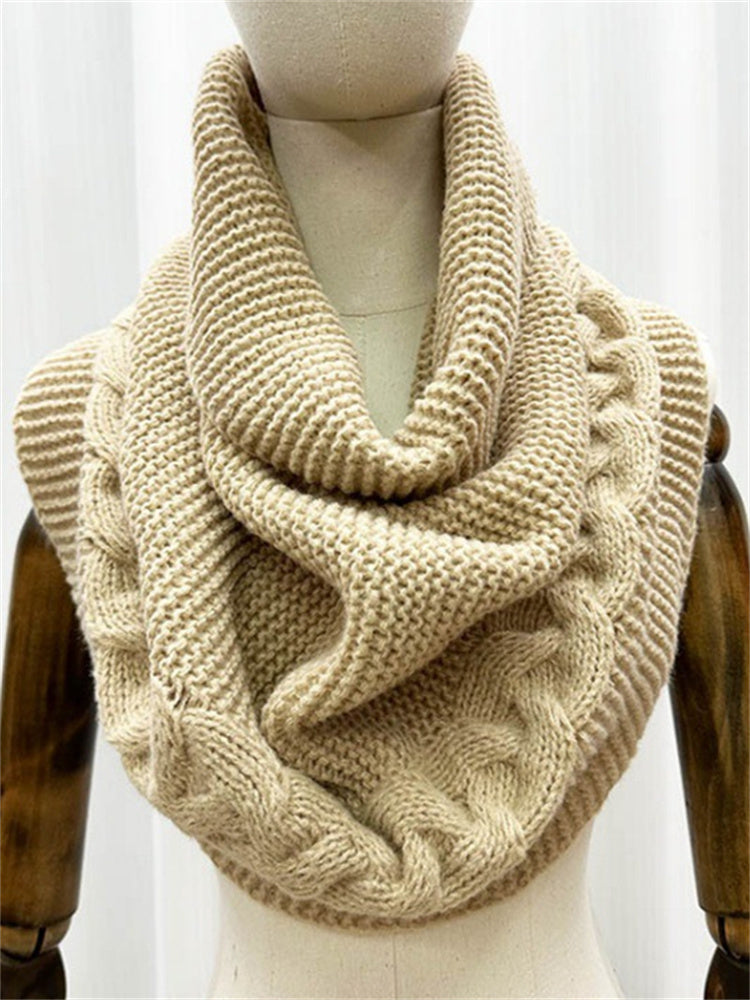 Vintage Cable Knit Cozy Scarf artswardrobe