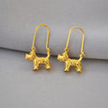 Vintage Handmade Gold Earring