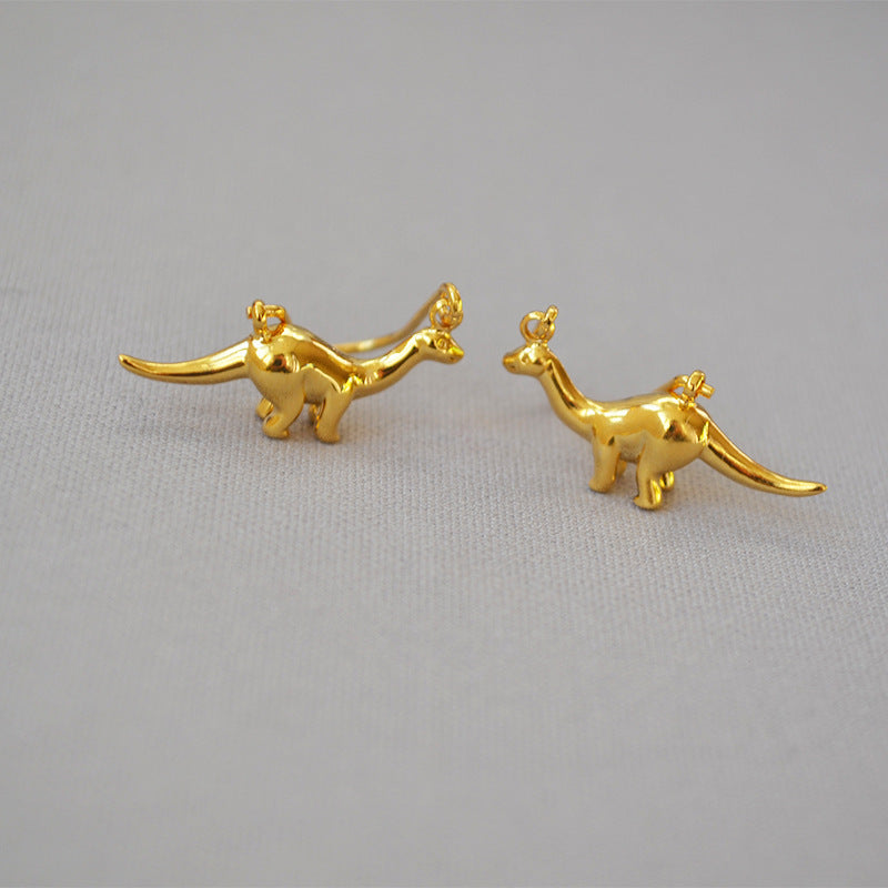 Vintage Handmade Gold Earring