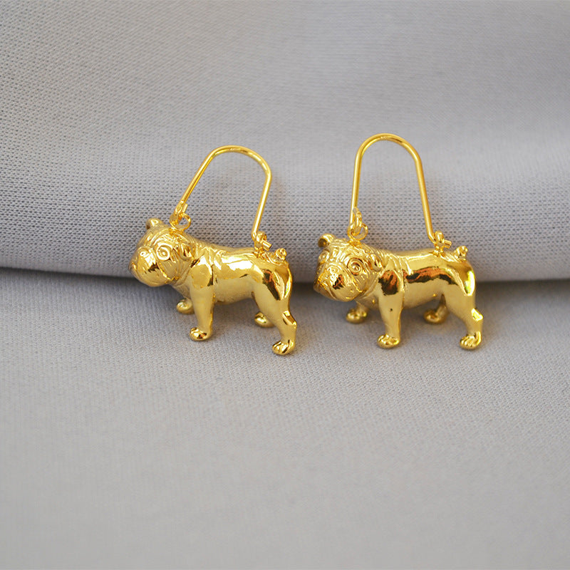 Vintage Handmade Gold Earring