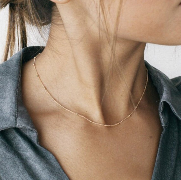 Vintage Handmade Gold Chain