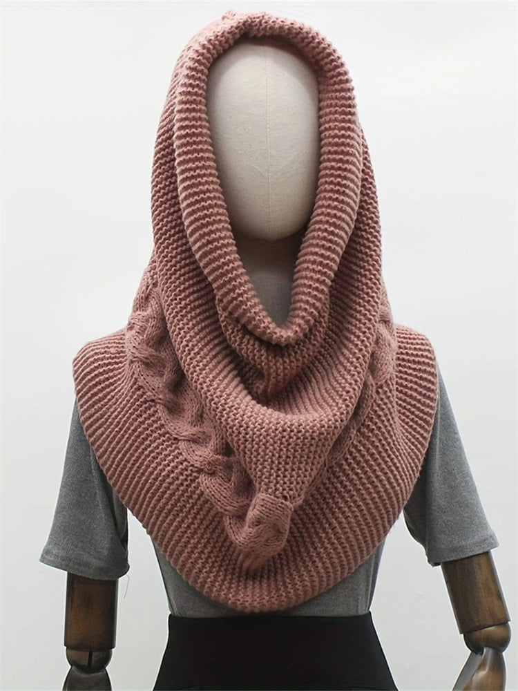 Vintage Cable Knit Cozy Scarf artswardrobe
