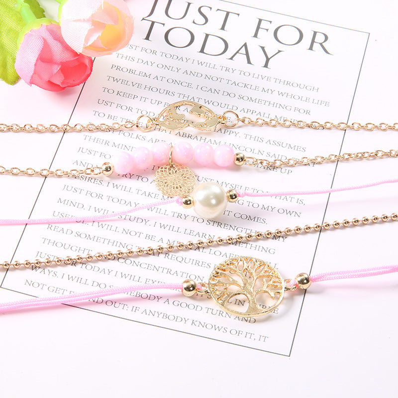 Beautiful Pearl Set with Unique Style