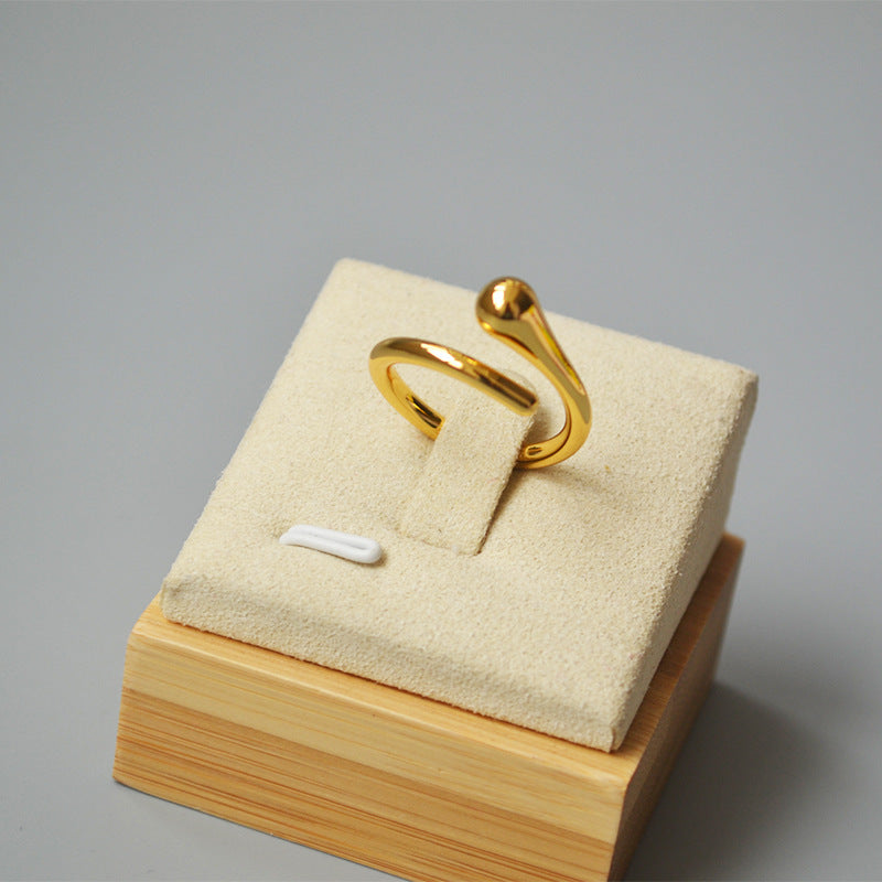 Delicate Artisan Gold Ring