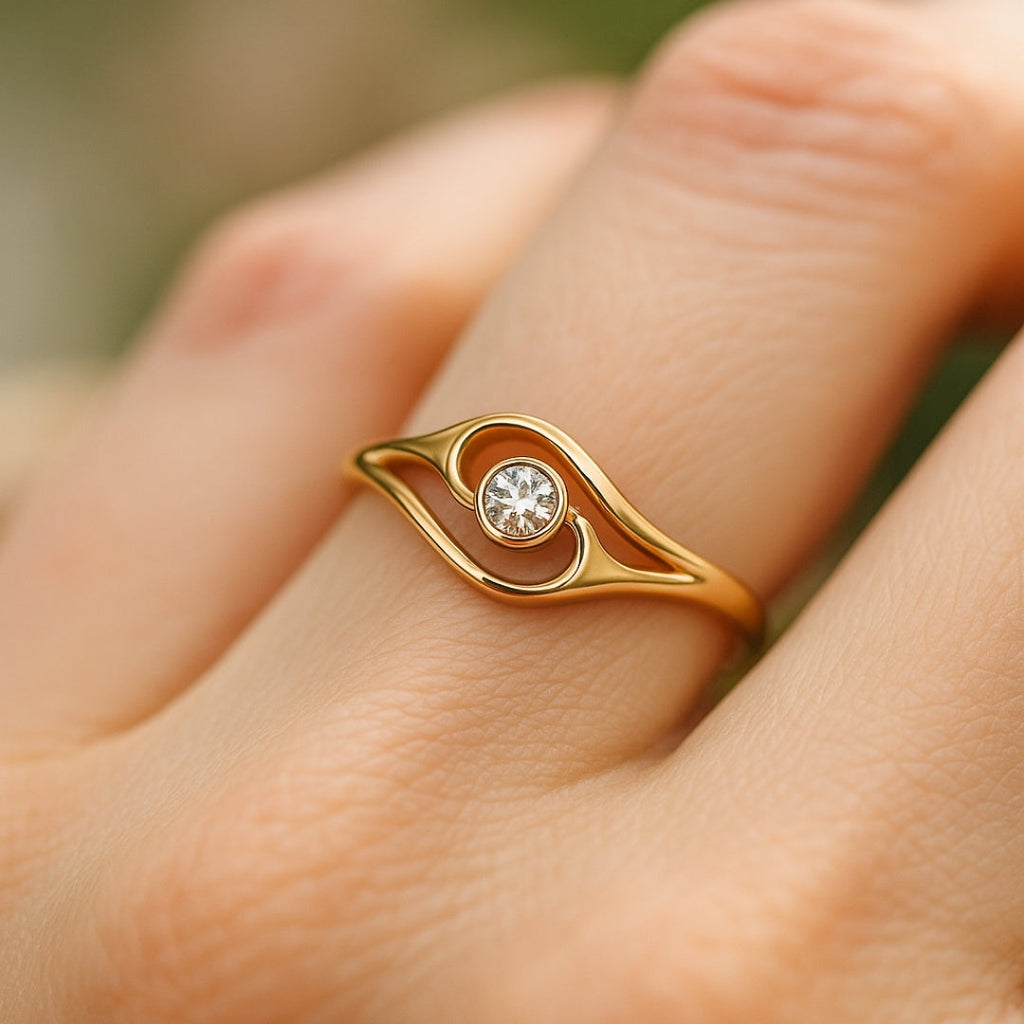 Romantic Gold Ring for Special Moments