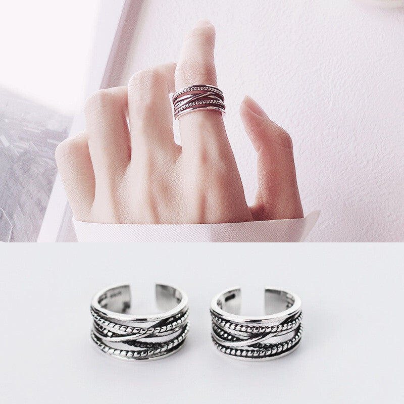 Beautiful Silver Ring with Unique Style