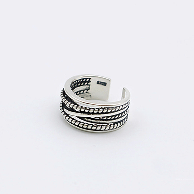 Beautiful Silver Ring with Unique Style