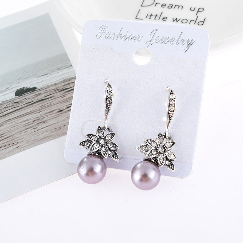 Delicate Artisan Pearl Earring