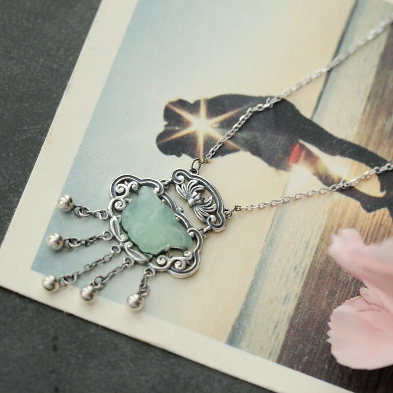 Beautiful Silver Necklace with Unique Style