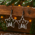 Star Hills Silver Earrings