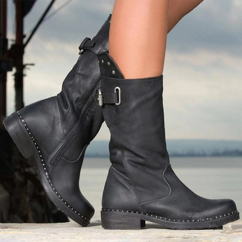 Chic Orthopedic Boots with Unique Design