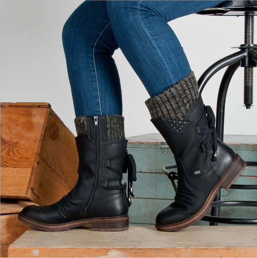 Classic Orthopedic Boots with Timeless Style