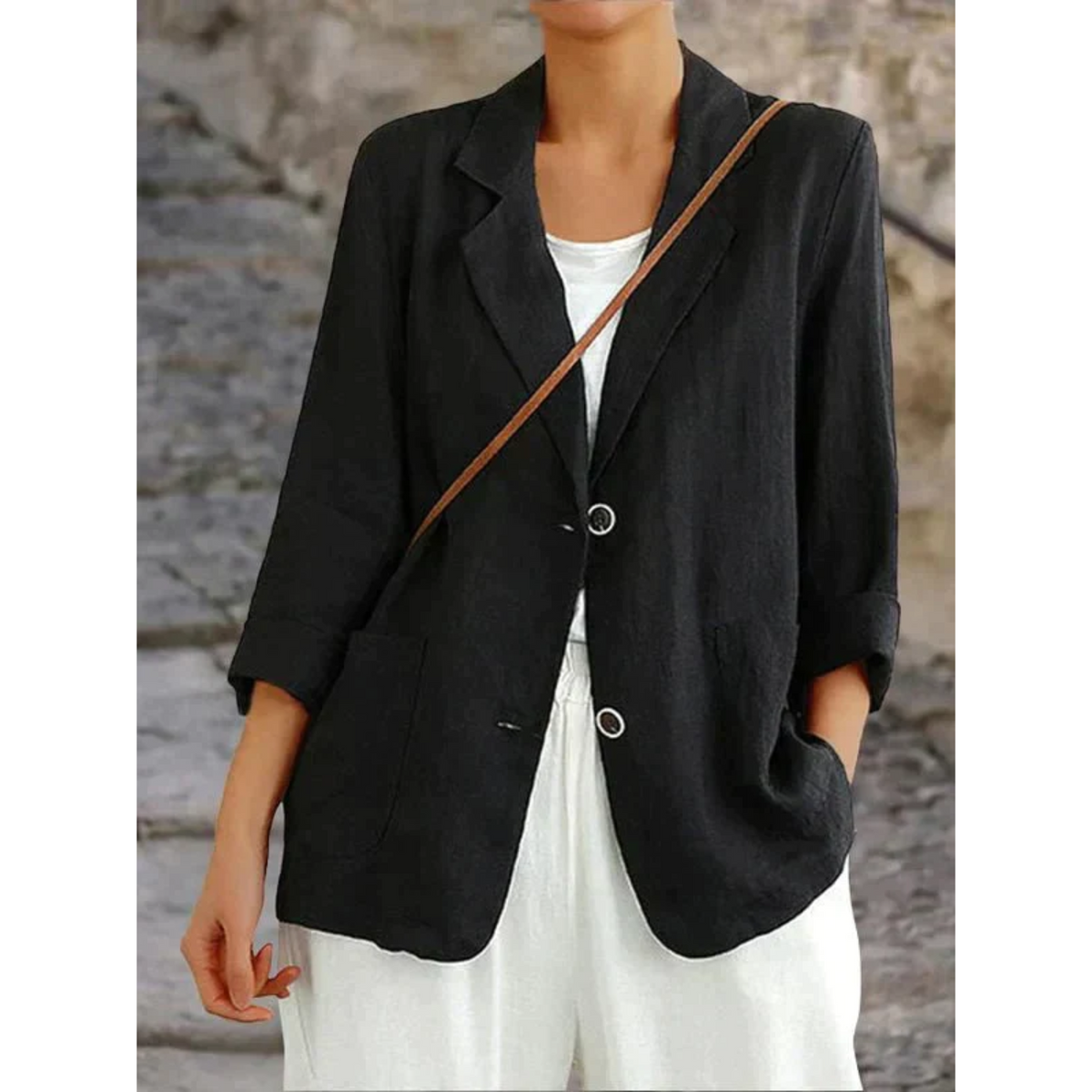 JO | Stylish linen blazer