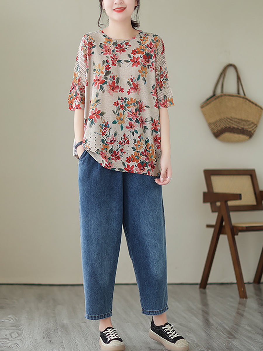 Summer Loose Knitted Shirt