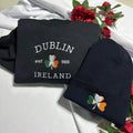 Comstylish Dublin Ireland Embroidery Cozy Sweatshirt
