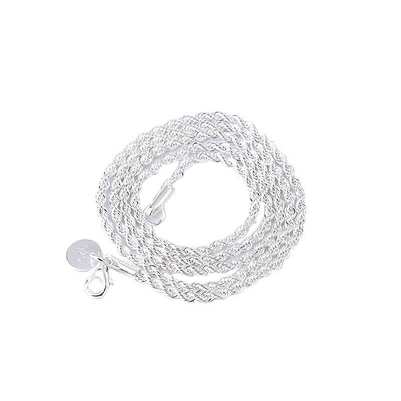 Romantic Silver Necklace for Special Moments
