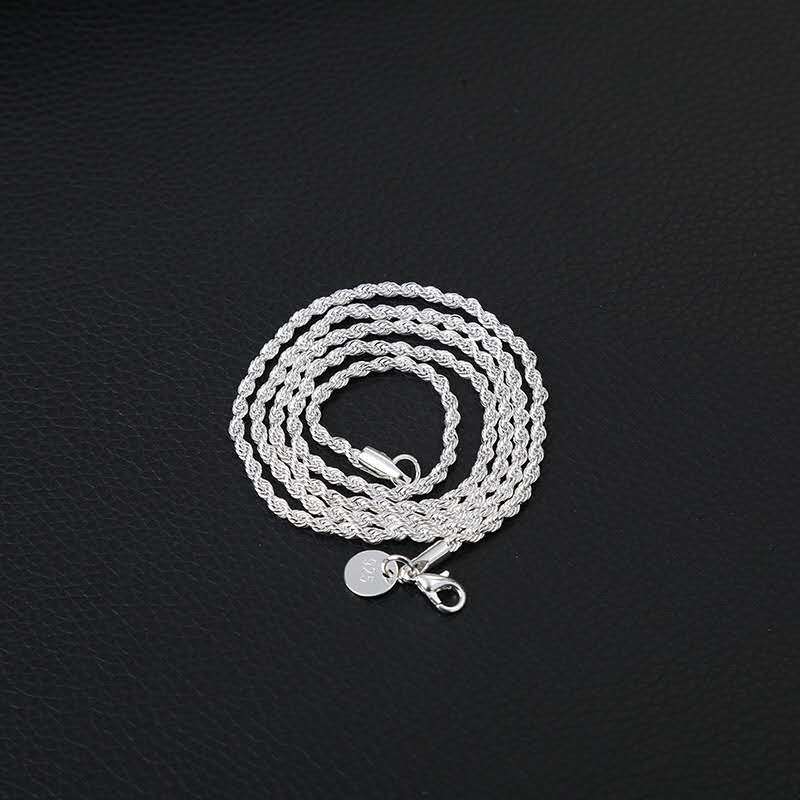 Romantic Silver Necklace for Special Moments