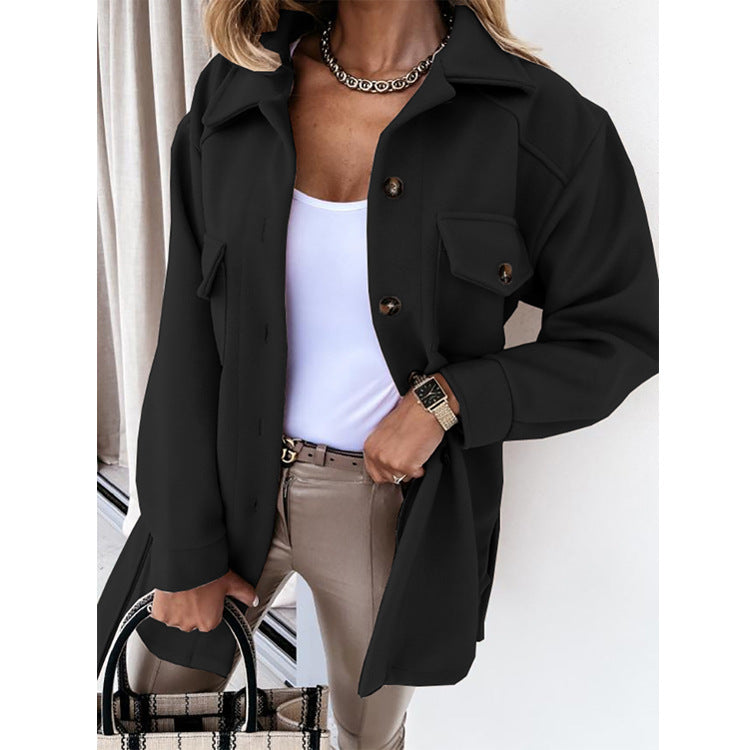 JO | elegant jacket with buttons and pockets