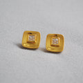 Vintage Handmade Gold Earring
