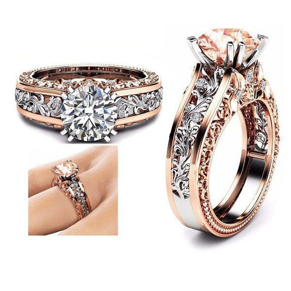 Delicate Artisan Gold Ring