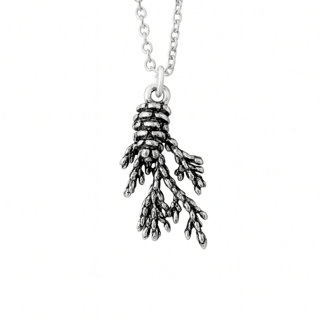 Silver Pine Necklace