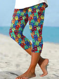 Retro Pride Parade Cats Print Leggings elevenforest
