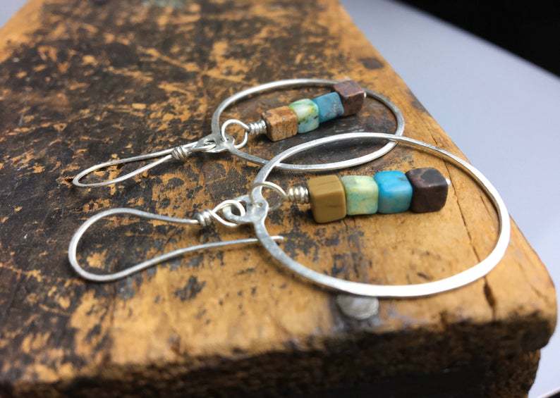 Vintage Handmade Silver Earring