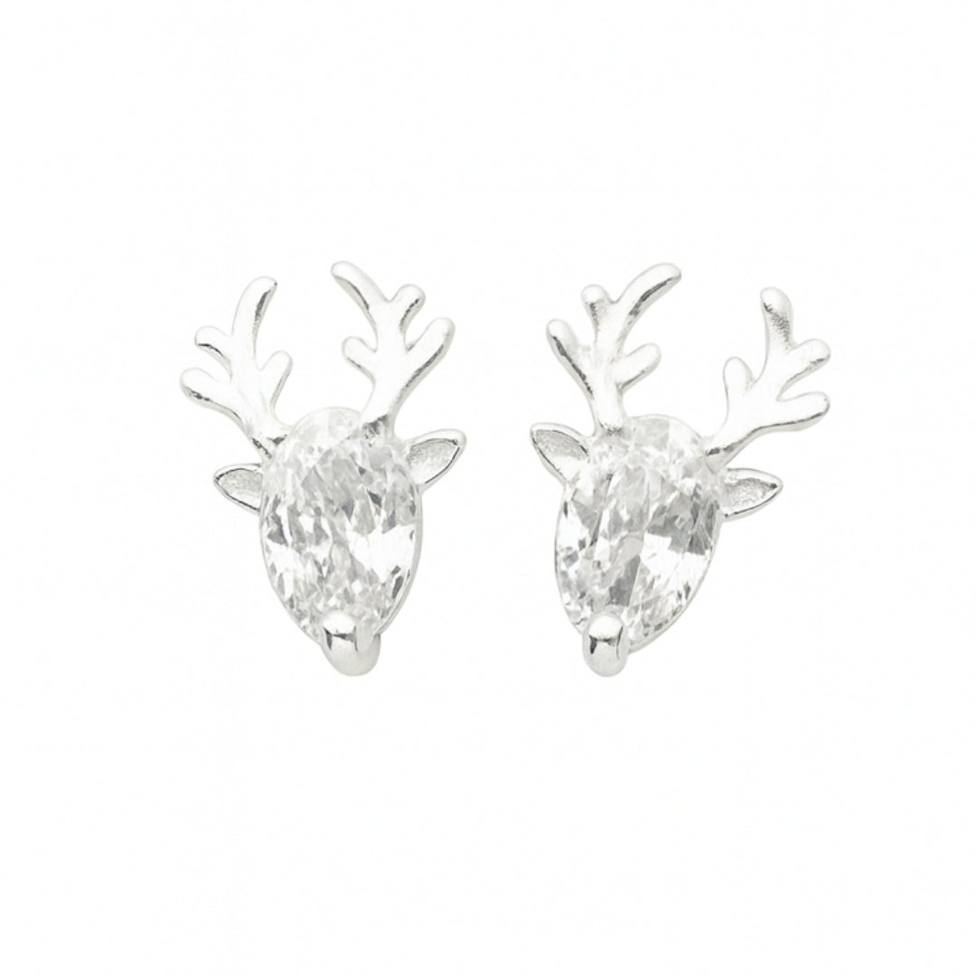Christmas Silver Earrings