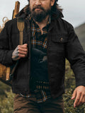 Men's Outdoor Vintage Country Button-Up Jacket artswardrobe