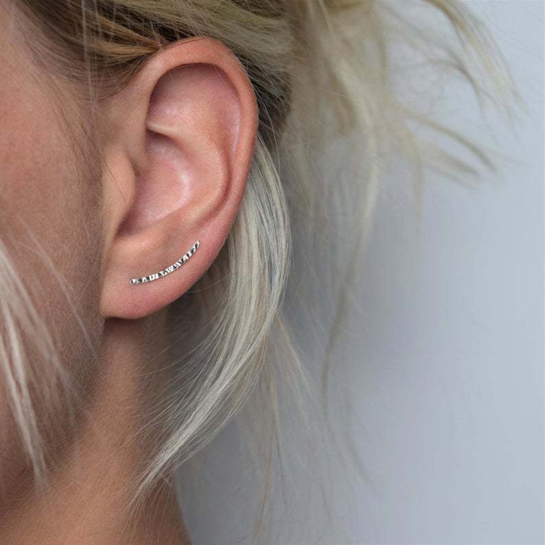 Beautiful Silver Earring with Unique Style