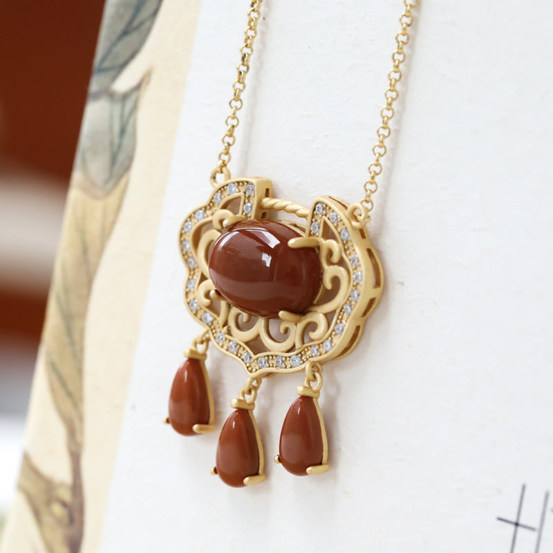 Vintage Handmade Gold Necklace
