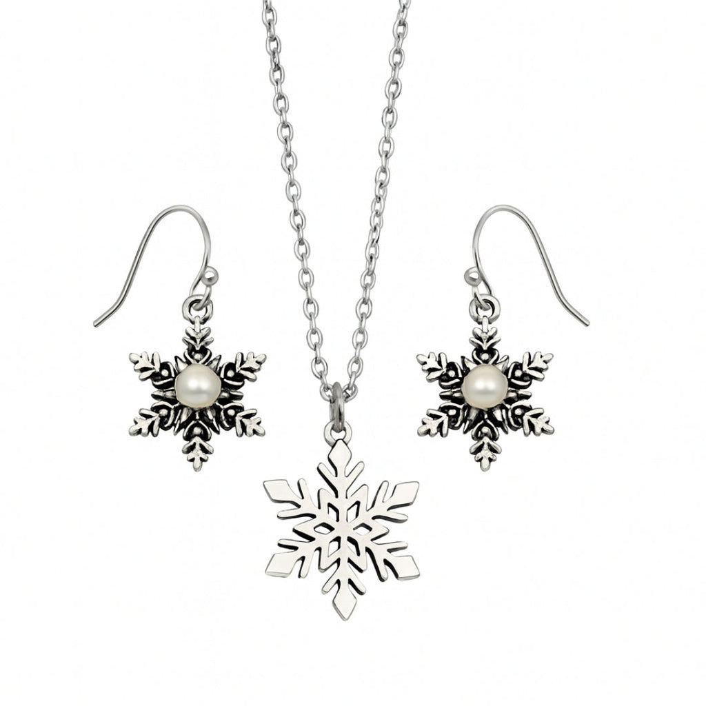 Snowflake Pearl Set
