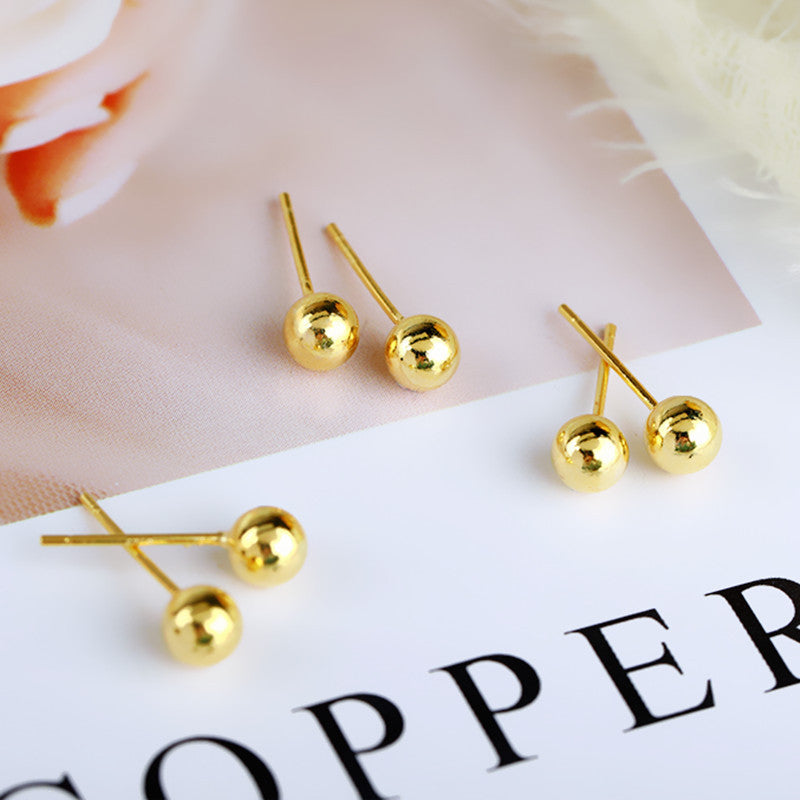 Vintage Handmade Gold Earring
