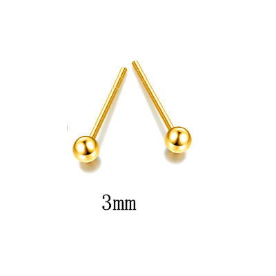 Vintage Handmade Gold Earring