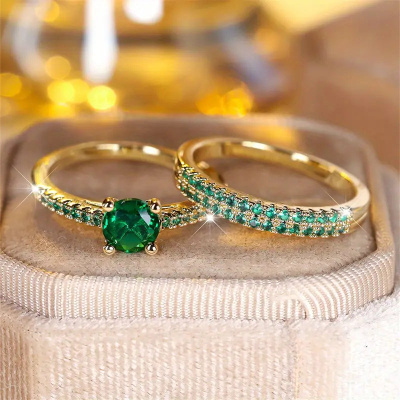 Vintage Handmade Gold Set