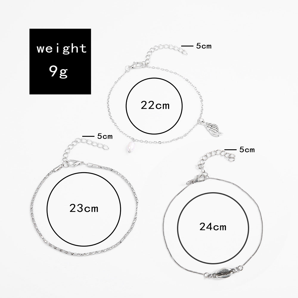 Stunning Pearl Anklet for Daily Wear