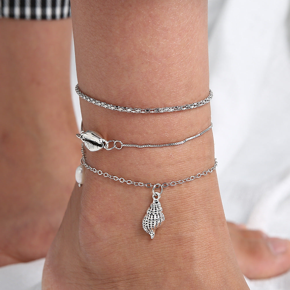 Stunning Pearl Anklet for Daily Wear