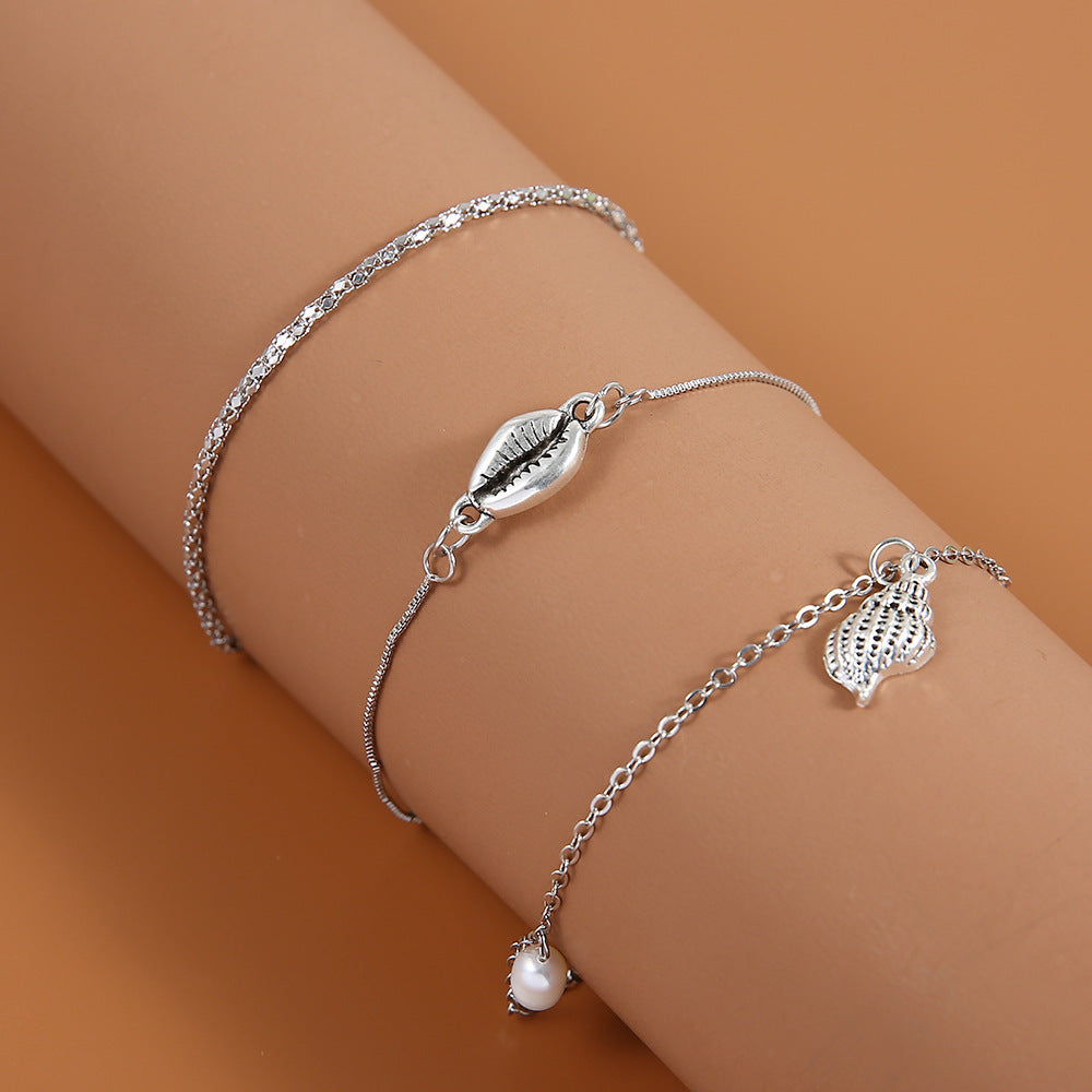 Stunning Pearl Anklet for Daily Wear