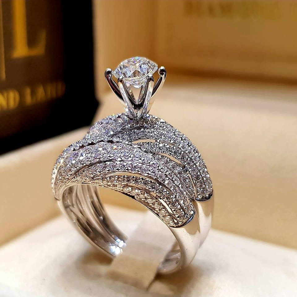 Romantic Silver Set for Special Moments