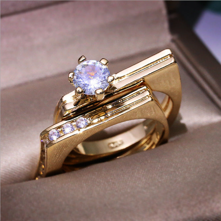 Delicate Artisan Gold Ring