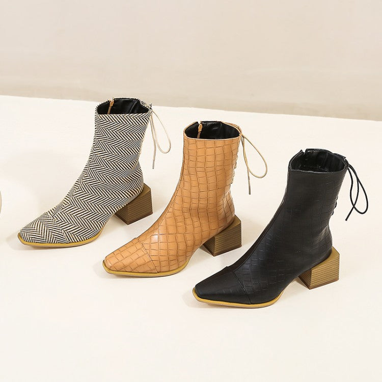 Chic Orthopedic Boots with Unique Design